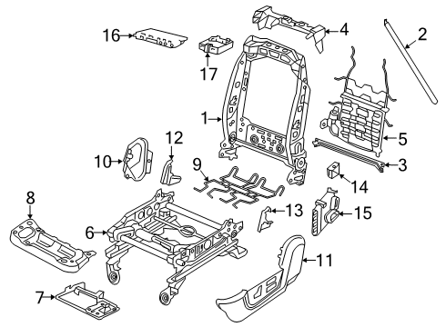 Power Seat Switch Diagram for 56049432AG