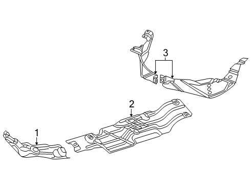 2025 Ram 1500 Heat Shields Diagram 2