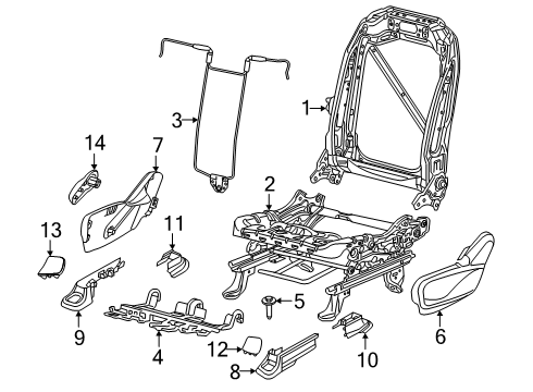 2021 Chrysler Pacifica Tracks & Components Diagram 5
