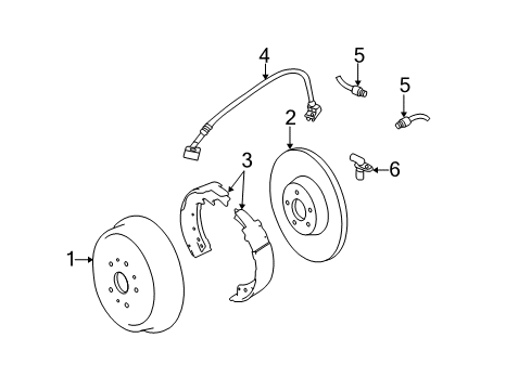 Brake Line Diagram for 52128310AB
