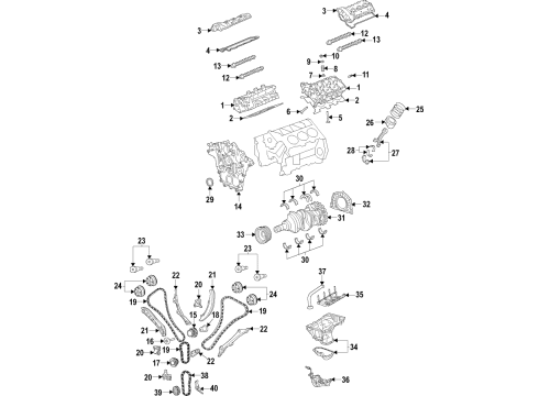 TAPPET-Valve LASH Diagram for 5047979AA
