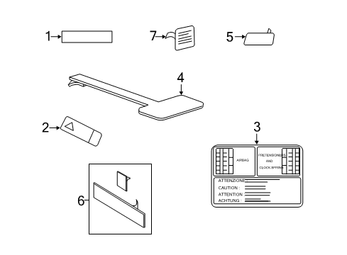 LABEL-WARNING BATTERY JUMP START Diagram for 68247710AB