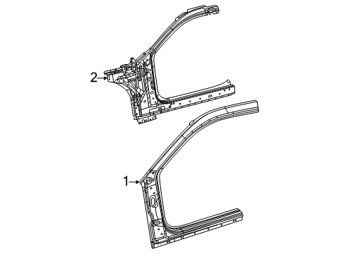2025 Dodge Charger Daytona Aperture Panel Diagram 2