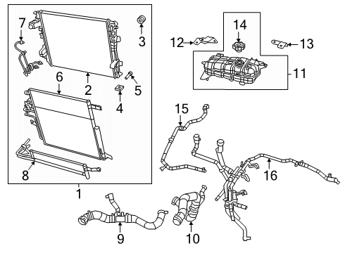 RADIATOR Diagram for 68579902AA