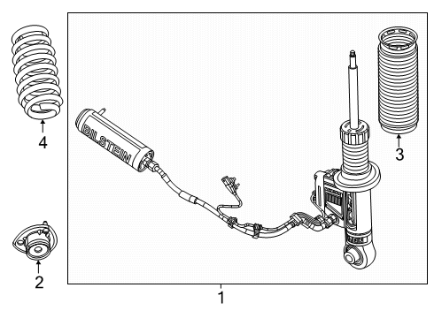 2025 Ram 1500 Shocks & Components - Front Diagram 3