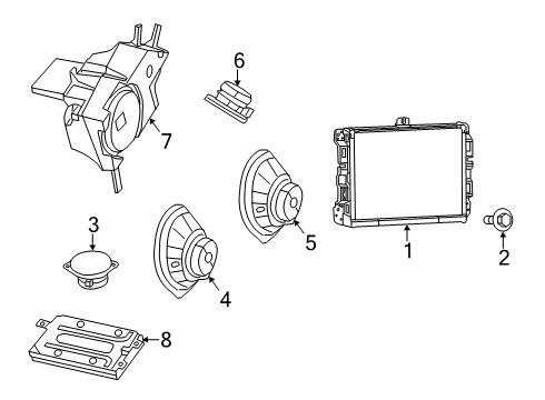 Amplifier Diagram for 68549146AA