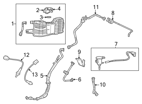 Hose-CANISTER PURGE Diagram for 68410807AC