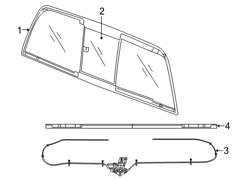C SLIDING-BACKLITE Diagram for 68510550AA