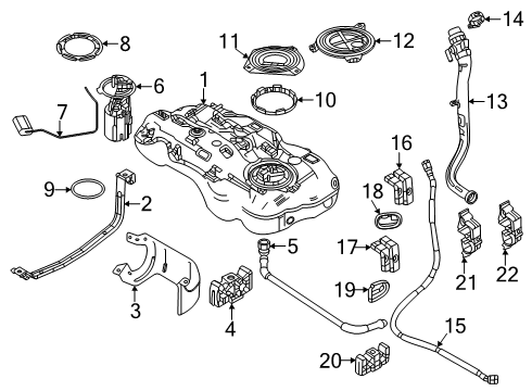 Fuel Pump Diagram for 68590364AA