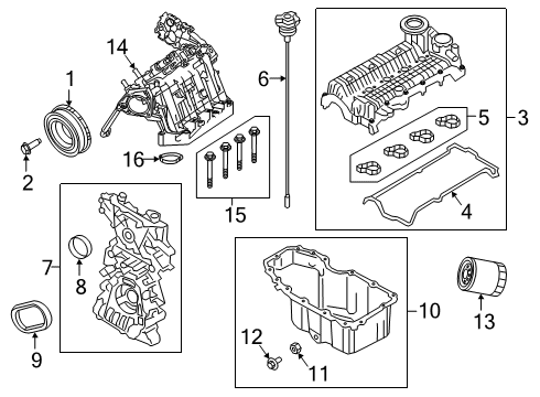 Gasket-Timing Case Cover Diagram for 68523639AA