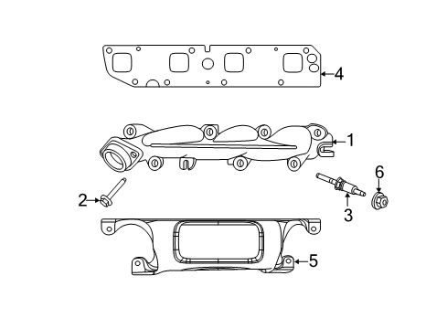 Exhaust Diagram for 68591591AA