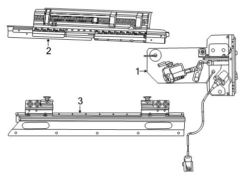 2025 Ram ProMaster EV Lock & Hardware Diagram 4