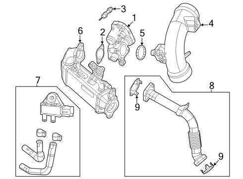 EGR Tube Diagram for 5281741AA