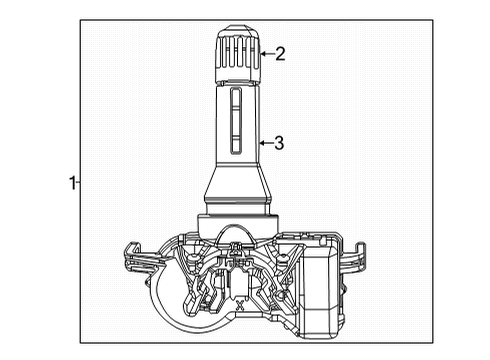 Tire Pressure Sensor Diagram for 68591921AB