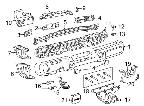 Cap-Bumper Diagram for 7EW61RXFAB