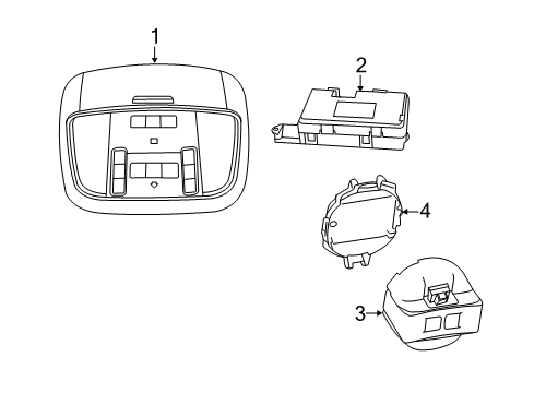 CONSOLE-OVERHEAD Diagram for 1VS291X9AF