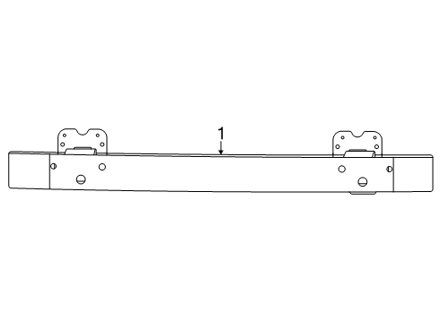 2025 Dodge Charger Daytona Bumper & Components - Rear Diagram 2
