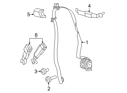 BELT ASSY-FRONT Diagram for 7FC03TX7AD