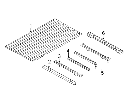 CROSSMEMBER-Rear Box Diagram for 68223568AA
