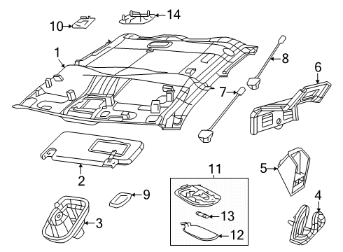 Visor Diagram for 7SY69TX7AA