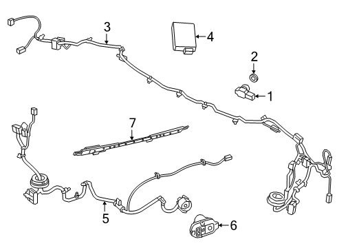 BLIND SPOT DETECTION Diagram for 68307162AH
