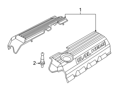 Wiring Protector Cover Diagram for 53011535AC