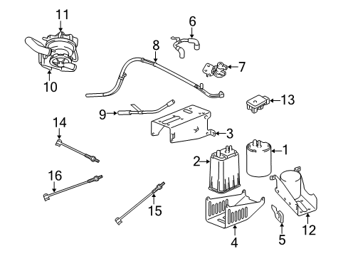 Map Sensor Diagram for 68002763AA