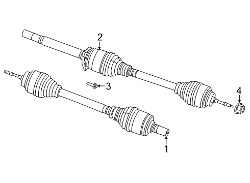 Axle Half Diagram for 68572562AC