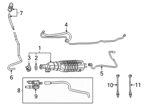 Fuel Line Bundle Diagram for 52030443AC