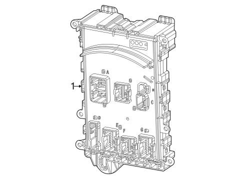 Body Controller Diagram for 68569312AA