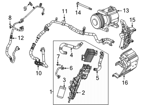 Air Conditioning Diagram for 68546711AA