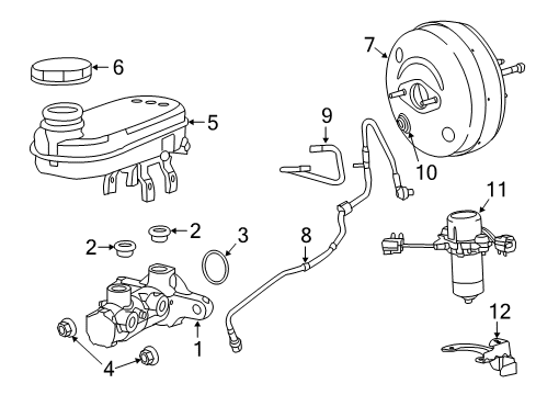 MASTERCYL-BRAKE Diagram for 68428495AB