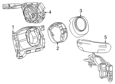 Steering Column Shroud Diagram for 7HW31TX7AA