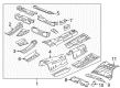 Diagram for Dodge Charger Floor Pan - 68043494AT