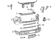 Diagram for 2025 Jeep Grand Cherokee L Bumper - 68585420AA