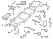 Diagram for Mopar Front Cross-Member - 68670132AA