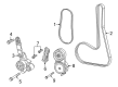 Diagram for Mopar Belt Tensioner - 5281543AD