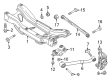 Diagram for Jeep Compass Trailing Arm - 68497379AA