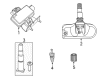 Diagram for Dodge TPMS Sensor - 68487472AB