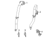 Diagram for Dodge Charger Daytona Seat Belt - 7JY59TX7AA