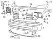Diagram for 2024 Ram 1500 Classic Air Deflector - 68507355AA