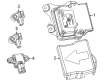 Diagram for 2025 Jeep Grand Cherokee Air Bag Sensor - 68370843AA