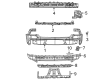 Diagram for Dodge Charger Daytona Bumper - 68690283AD