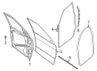 Diagram for Ram 1500 Classic Door Seal - 68563581AB