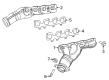 Diagram for Dodge Charger Exhaust Manifold - 5038757AC