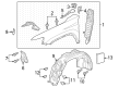 Diagram for 2023 Jeep Cherokee Fender - 68640469AA