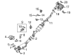 Diagram for Jeep Wrangler Catalytic Converter - 68508878AB