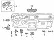 Diagram for Jeep Gladiator Blower Control Switches - 7BU61DX9AB