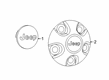 Diagram for Jeep Gladiator Wheel Cover - 68550769AA