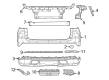 Diagram for 2022 Jeep Grand Cherokee Bumper - 68581161AA